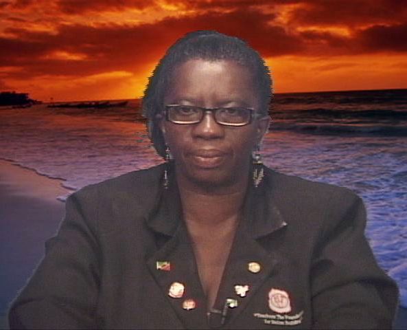 (file photo) President of the Nevis Teachers Union Mrs. Ermileta Elliott.
